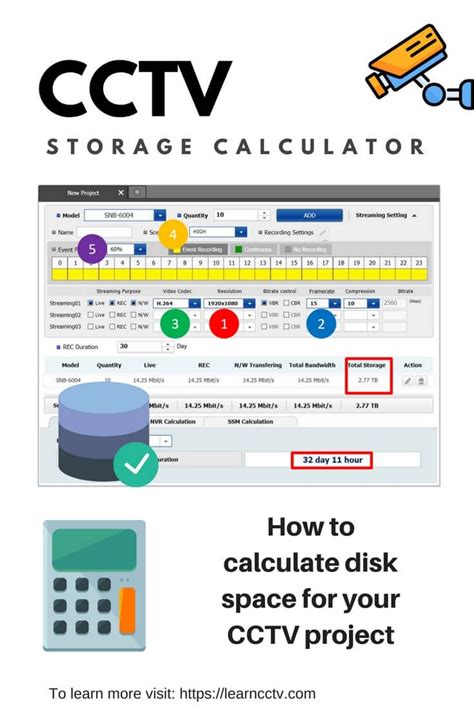 cctv estimate format|Surveillance Storage Calculator .